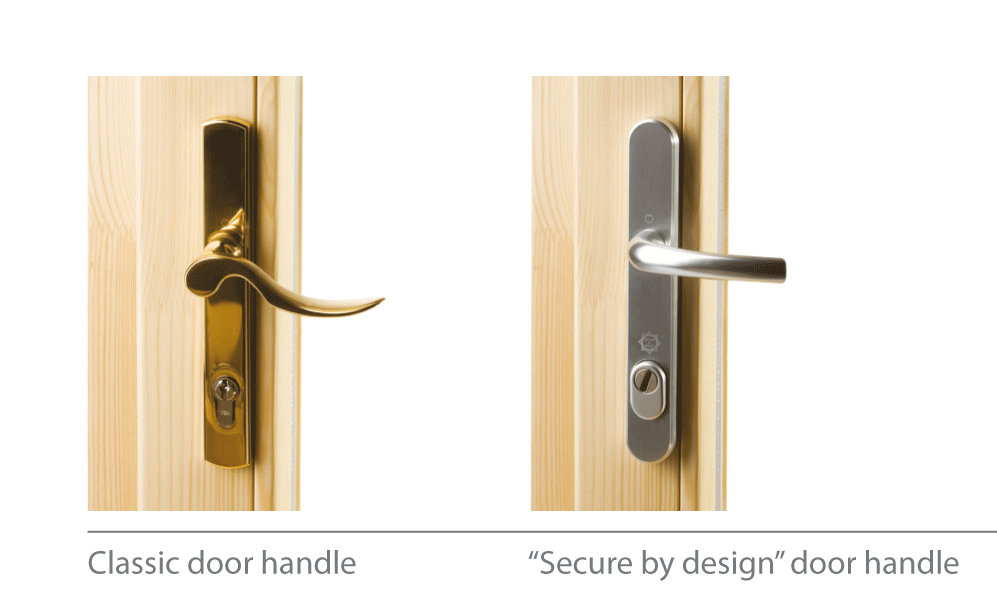 Classic and modern design door handles