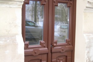 Custom made timber Entrance door
