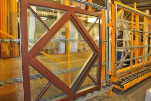 Timber window assembly line